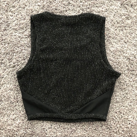 Forever21 Sparkly Crop Top - Picture 4 of 8